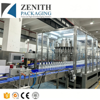 Machine de remplissage automatique d'eau stérile Zenith Packaging Machinery / Protection par flux laminaire à purification à cent niveaux