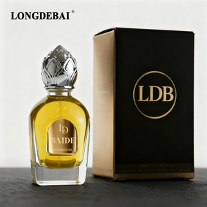 Botella de Perfume Vacía al por Mayor con Diseño Personalizado, Atomizador de 50ml, Tapa de Zamac, Botella de Vidrio con Logotipo y Caja Personalizados - Product Image 1