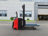 Gerbeur électrique à levage élevé 3000mm 3500mm 4000mm avec batterie au lithium fer phosphate et déplaceur latéral hydraulique pour entrepôt