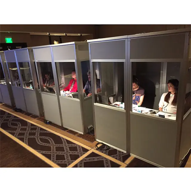 High Quality Translation Simultaneous Interpreter Booth For international conference