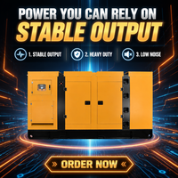 Générateur diesel super silencieux 125 KVA triphasé insonorisé Weichai/Yuchai industriel de secours ATS 100kW