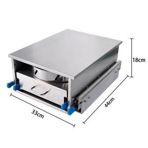 Fornello a Gas Portatile in Acciaio Inox 304 Antivento per <span class=keywords><strong>Camper</strong></span>, Camion, Veicoli, Campeggio con Design Estraibile - Product Image 2