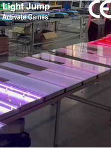 Tastiera a Forma di Tasti di Pianoforte Esagonali per Illuminazione da Discoteca, Eventi e Pista da Ballo 100X30X6CM, Piastrella LED Interattiva per Esterni IP68 - Product Image 1