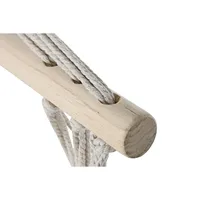 Fauteuil suspendu en coton blanc, hauteur 130 cm, largeur 90 cm, profondeur 50 cm