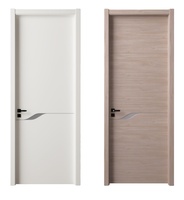 Porte intérieure moderne en bois massif mélaminé pré-assemblée personnalisable, écologique, étanche et insonorisée pour la maison
