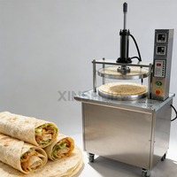 Machine automatique de pressage et de façonnage de crêpes, de lavash, de tortillas, de pita, de roti, de chapati, de gâteaux et de pain de 20 cm/30 cm/40 cm/50 cm/60 cm