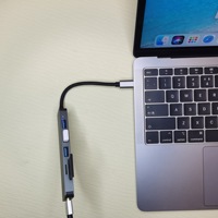 MS Hot Sell Ebay 6 in 1 USB C PD Type C Type-C HUB untuk H D M I 4K