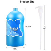 Peinture acrylique haute pigmentation 2L 36 couleurs, idéal pour adultes et enfants, peinture sur tissu, toile, céramique, artisanat d'art