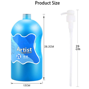 <span class=keywords><strong>Pintura</strong></span> Acrílica de Alta Pigmentación de 2L, 36 Colores, <span class=keywords><strong>Pintura</strong></span> Artística para Adultos y Niños, Ideal para Pintar <span class=keywords><strong>Tela</strong></span>, Lienzo, Cerámica, Manualidades - Product Image 2
