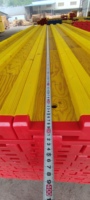 Haz H20 con extremos de plástico Pintura impermeabilizante amarilla Brida de abeto PINO Web de madera contrachapada