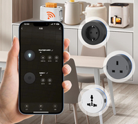 Multiprise universelle 250V avec éclairage RVB pour utilisation en UE/Royaume-Uni dans la cuisine et le bureau, prise de courant sur rail
