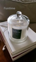 Bougies approuvées SDS, les meilleures bougies pour la décoration de la maison, bougie au bois de santal, bougie parfumée personnalisée au bois d'acajou et au teck