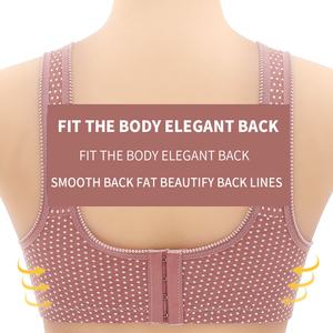Sous-vêtements grande taille sans armatures Bretelles élargies Confort <span class=keywords><strong>Noir</strong></span> Couvre-poitrine Femme Boucle arrière Soutien-gorge en coton - Product Image 2
