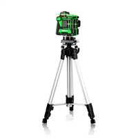 Original Vente chaude Usine 3D tout autour de mur niveau laser 12 lignes 3d auto-nivelant 360 Vert Niveau laser rotatif Mètre