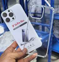 Coque transparente antichoc en TPU anti-jaunissement pour iPhone 18 17 16 15 14 Plus 11 12 13 Pro Max