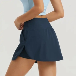 Jupe de Tennis avec poches intégrées, short taille haute pour femmes, jupes de Golf athlétiques pour la course, robe short décontractée <span class=keywords><strong>Super</strong></span> douce - Product Image 2