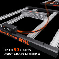 US EU Gratis Verzending 300W Hydroponische Volspectrum LED Kweeklamp 4 Bar voor LED Kweeklamp Spider Farmer G3000