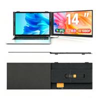 Nouvel Écran Portable Double pour Ordinateur Portable S8 14 Pouces 2026, Extension d'Écran FHD 1080P IPS pour Windows et Mac, Câble Unique USB-C Plug & Play