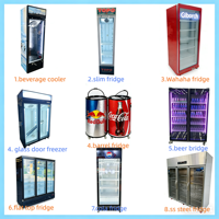 Congélateur Coffre Vitré pour Crèmes Glacées, Fast-Food, Présentoir Réfrigérateur Vitrine de Supermarché, Congélateur Professionnel pour Bâtonnets Glacés