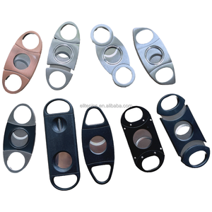 Kéo xì gà cầm tay | Máy Chém thép không gỉ | thiết kế hiện đại kim loại máy cắt xì gà | lưỡi kép để cắt chính xác - Product Image 6