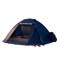 Tente de randonnée avec jupe de protection contre la neige, résistante au vent et à la pluie, indice de résistance 3000MM, idéale pour le camping en extérieur.