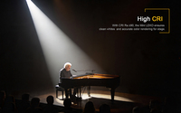 Projecteur LED professionnel SHEHDS 100W LEKO à CRI 90+ pour musée, galerie, encadrement