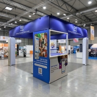 Stand d'exposition haut de gamme IZEXPO, module auto-assemblable, stand de salon professionnel, stand d'exposition en bois, autres équipements pour salons professionnels
