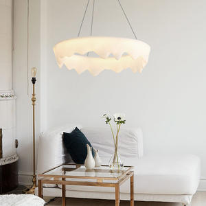 Lustre Couronne North Cafe de Designer Italien, Style Minimaliste Moderne pour Chambre Parentale, Salon, Salle à Manger, Plafonniers - Product Image 2