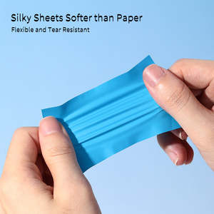 แผ่นฟิล์มควบคุมความมันแผ่นซับน้ำมันอุปกรณ์ลบใบหน้าที่ใช้งานง่ายสำหรับผิวมันสีฟ้า - Product Image 3