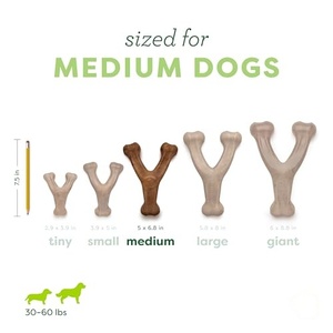 Juguetes de hueso para masticar para perros de alta calidad para limpieza dental, juguetes interactivos de rompecabezas de nailon duraderos y no tóxicos, adecuados para perros agresivos. - Product Image 3