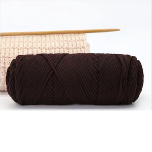 Fil à crocheter 5 brins 100g Livraison gratuite 8 brins Baby Nut Bag 4 5 Bulk 125g 200 grammes Laine tricotée 100% Coton Lait 3% - Product Image 1