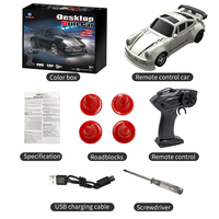 Nuevo Modelo KF20 Mini Coche RC 4WD 2.4G, Juguete de Simulación, Coche de Derrape a Escala 1/64 para Niños, Regalo de Cumpleaños, Coche RC de Alta Velocidad para Carreras de Escritorio