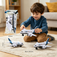 Nouveauté 2026 : Avion jouet à inertie YS TOYS en plastique ABS pour enfants de 5 à 13 ans – Vente en gros