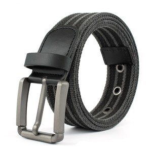 Diseño personalizado deportes Golf béisbol deber algodón trenzado lona tela Metal hebilla cinturón para mujeres - Product Image 2