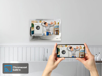 Miroir de bain intelligent 19-32 pouces TV à écran tactile avec gradateur de lumière Miroir magique TV pour immobilier Salle de bain Hôtel