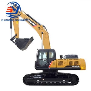 Excavatrice sur chenilles Sany SY305H de 30,5 tonnes avec godet de creusement, composant moteur essentiel, machinerie lourde d'occasion - Product Image 1