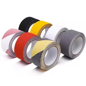 Wholesale High Quality High Traction Red and White Safety Anti Slip Tape Self Adhesive Strips for Bathroom - Product Image 1