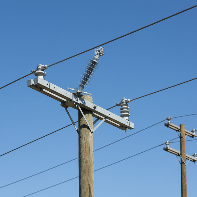 138KV Composite Polymer Material Horizontal Line Post Insulator