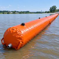 Tube de protection contre les inondations, résistant, imperméable, robuste, pour situations d'urgence, barrière contre les inondations gonflable en PVC, Gaia Textile