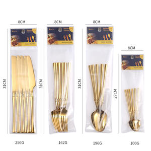 Precio de Venta caliente estilo occidental real juego de cubiertos de acero inoxidable postre pastel cuchillo tenedor cuchara vajilla juegos de cubiertos - Product Image 4