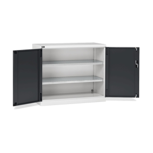 PERFOM150 armadio con porta incernierata con cremagliere e mensole dimensioni W1193 X D555 X H1000 mm - Product Image 1