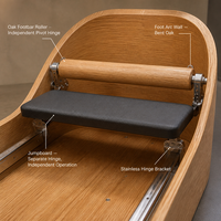 Máquina de Pilates Reformer de Madera de Diseño Moderno Jereathy, Reformer Profesional para Pilates