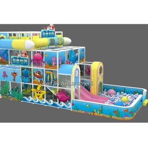 Équipement de <span class=keywords><strong>jeux</strong></span> de parc pour enfants personnalisé Équipement de jeu intérieur souple Petite aire de <span class=keywords><strong>jeux</strong></span> intérieure pour enfants, parc d'attractions avec toboggans - Product Image 4