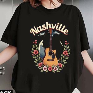 Camiseta de Manga Corta con Estampado Digital Personalizado de America European Nashville Elements, Tejido de Tela Tejida con Patrón - Product Image 2
