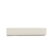 Boîte à cartouche rigide en carton recyclable de luxe avec fermeture magnétique, design personnalisé, gaufrage, pelliculage mat, insert en mousse EVA de 1 ml/1 gramme