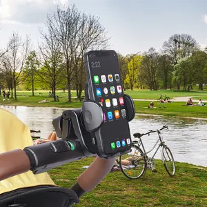 Evrensel 360 rotasyon bisiklet telefon askısı bisiklet telefon tutucu motosiklet için arabası cep telefonu montajı için alışveriş sepeti