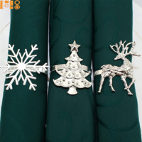 Nouveauté 2027 : Plus de 100 designs de ronds de serviette en strass et goutte d'huile, motifs sapin, cloche et flocon de neige, pour la décoration de table de Noël, mariages et fêtes