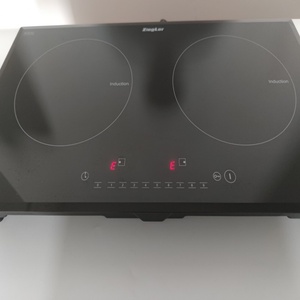 Home Appliances Plastic 2-Burner Black Glass Built-In Induction Cooker Kitchen - Product Image 3