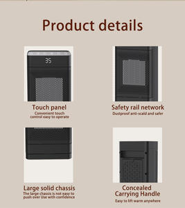 Nouveau Radiateur Thermique Électrique Vertical PTC pour la Maison, avec Télécommande, Fonction de Circulation, Minuterie et Vitesse Réglable, Idéal pour Bureau et Télétravail - Product Image 3