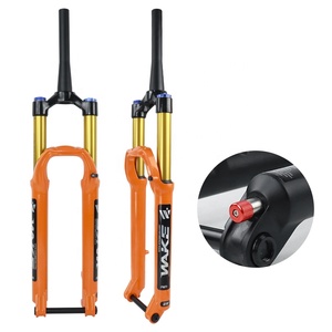 Tubo de cabezal cónico WAKE <span class=keywords><strong>MTB</strong></span> 27,5, horquilla de eje pasante de 29 pulgadas, horquilla amortiguadora neumática con amortiguación de viaje, horquilla delantera de 160mm - Product Image 1